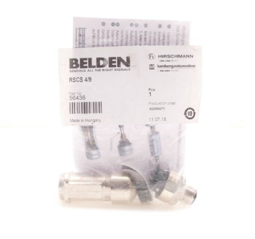 Belden RSCS 4/9 Connector, Shielded RSCS4/9