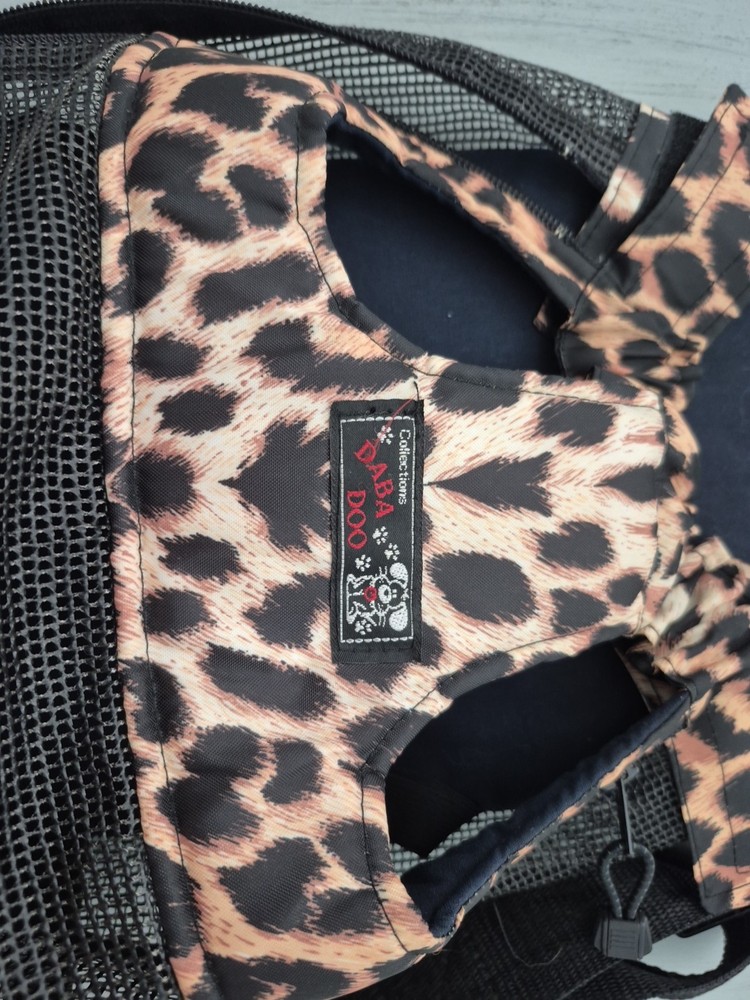 Daba Doo Dog Carrier Front Or Back Black Small Dog