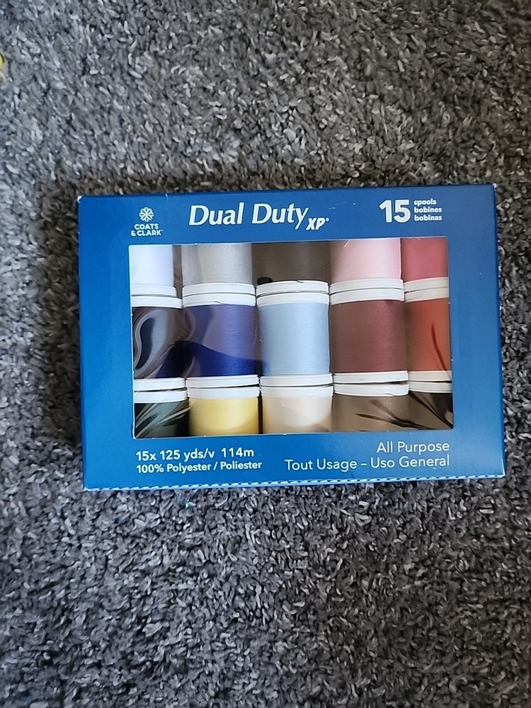Dual Duty XP Multicolor Polyester Thread Box for Seamless Crafts