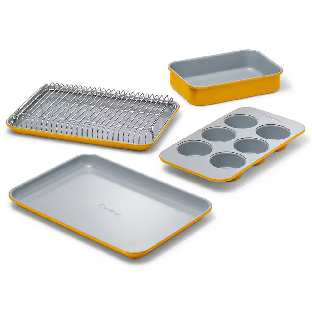 Mini 6 Piece Marigold Bakeware Set with Storage