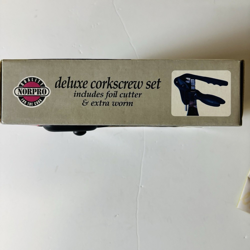 Norpro Corkscrew Deluxe Box Set NEW-IN-BOX Cool Set. Clean.