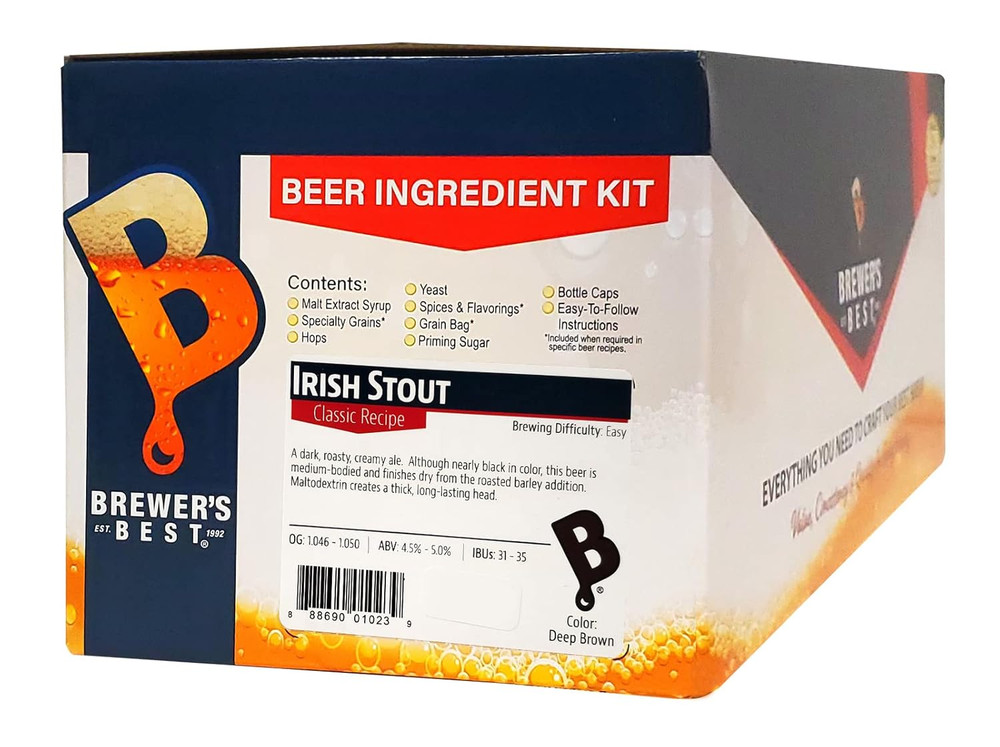 - 1023 - Home Brew Beer Ingredient Kit (5 Gallon), (Irish Stout) Yellow