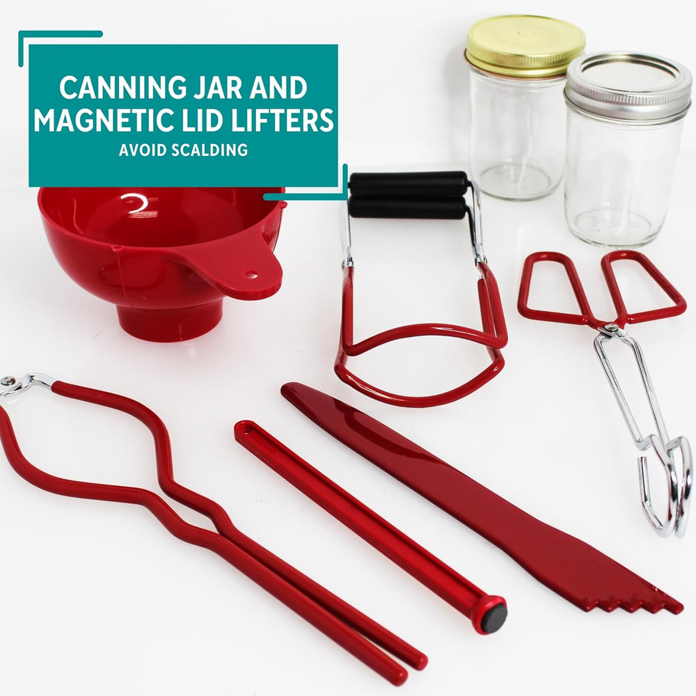 6Pc Canning Tool Set, Red