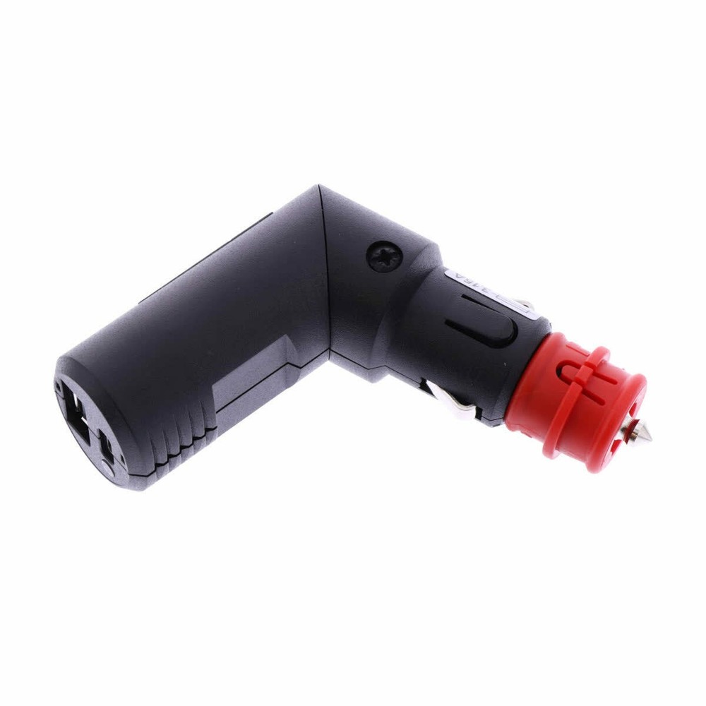 USB-A/C 3.6A socket with adjustable DIN socket