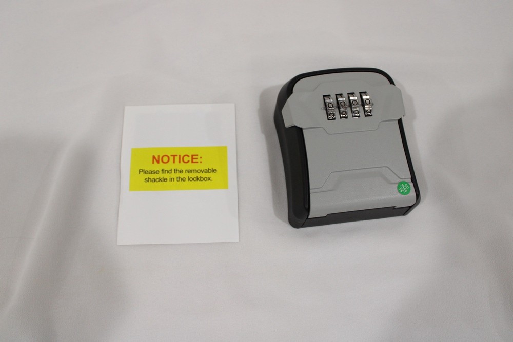 Lock Box, Key Lock Box Wall Mount & Portable Combination Lockbox with Resettable