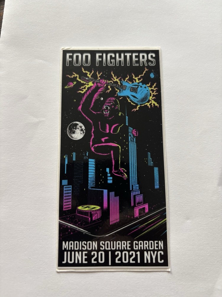 Foo Fighters New Years Eve Sticker