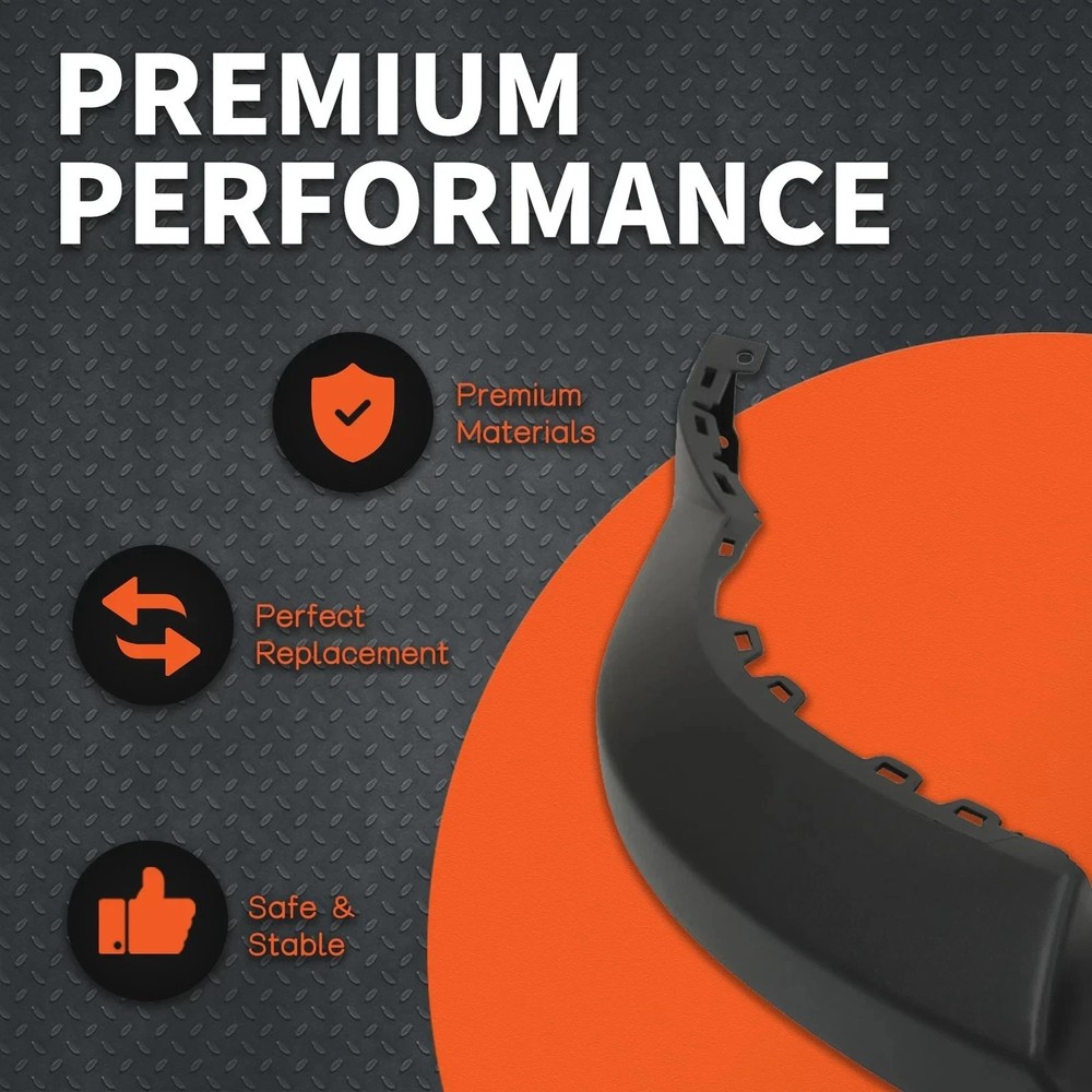 Primed Plastic Front Upper Bumper Cover Replacement for Silverado 1500 2014-2015