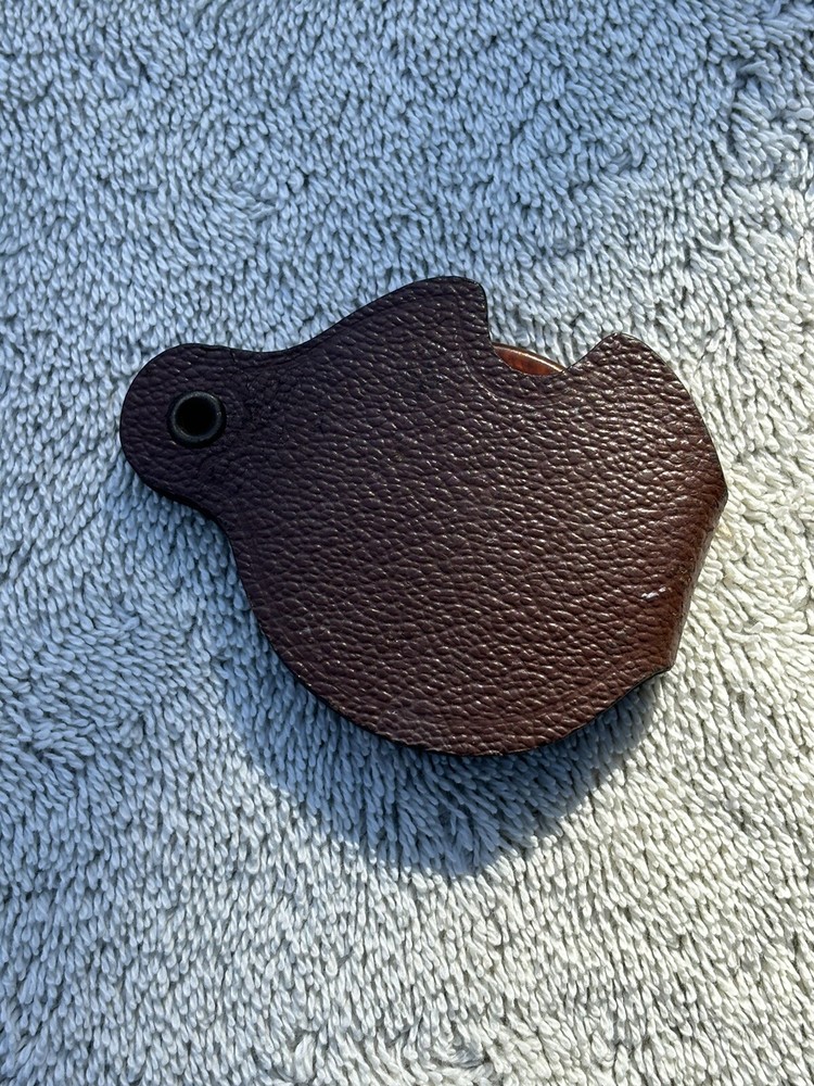 Vintage Shell Leather FOLDING MAGNIFYING GLASS Loupe