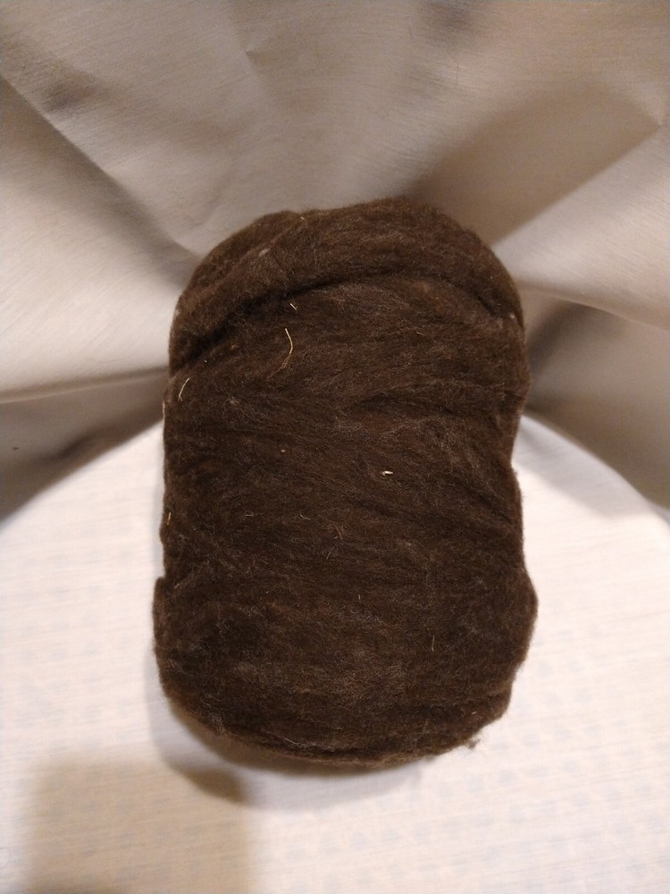 Natural Brown Roving_Leo_FinnsheepX