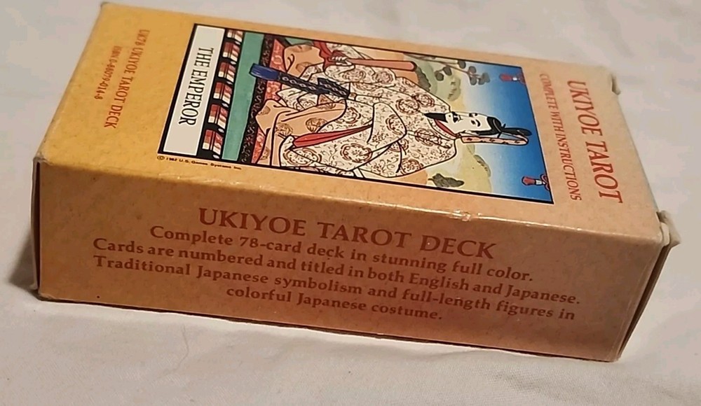 Vintage Ukiyoe Tarot Deck 1982 by Stuart Kaplan Complete w/ Instructions OOP