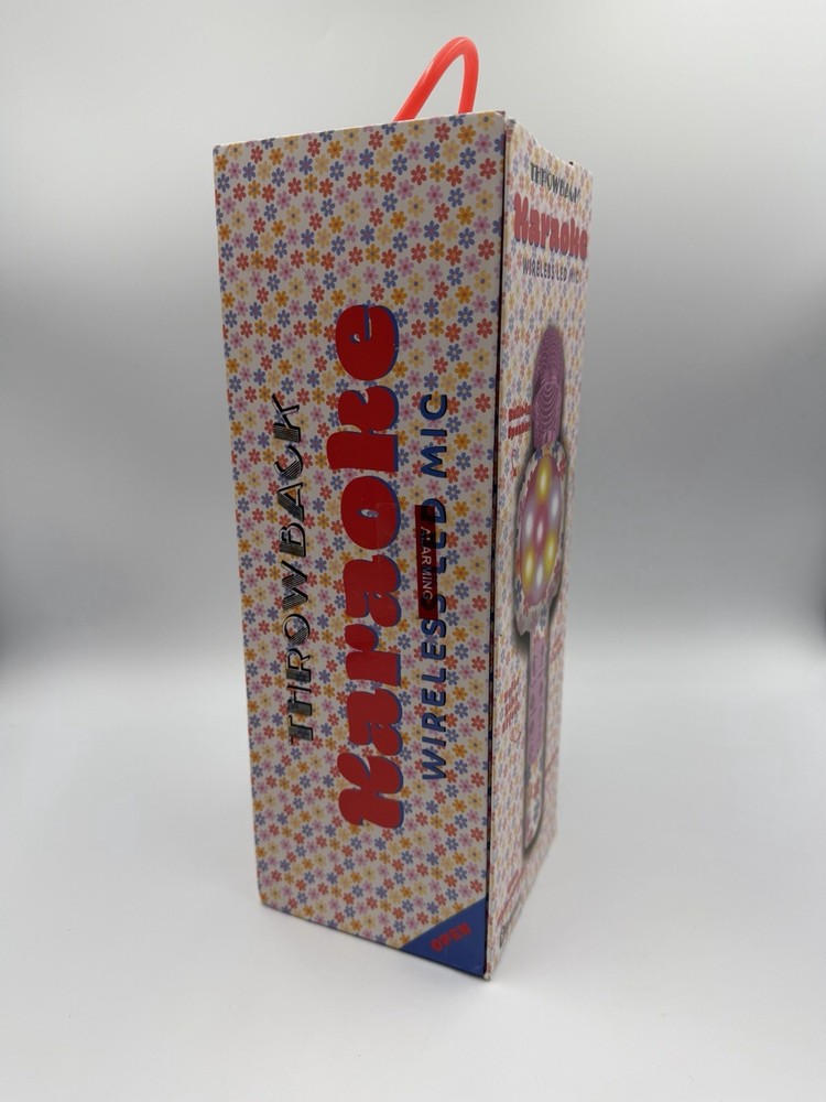 Throwback Karaoke Wireless LED Microphone