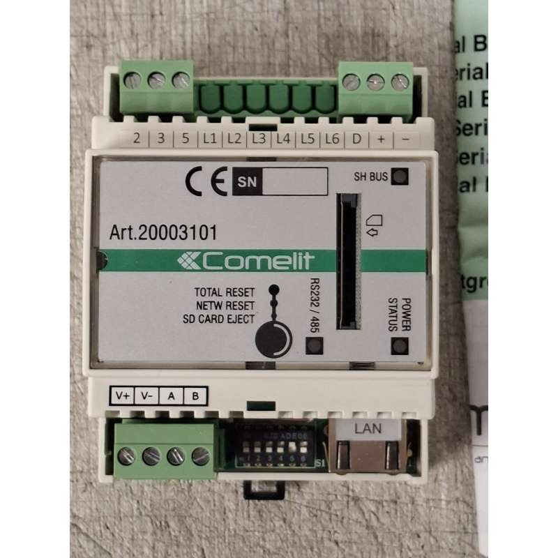 Comelit 20003101 Serial Bridge with SD Card and WEB SERVER Functions