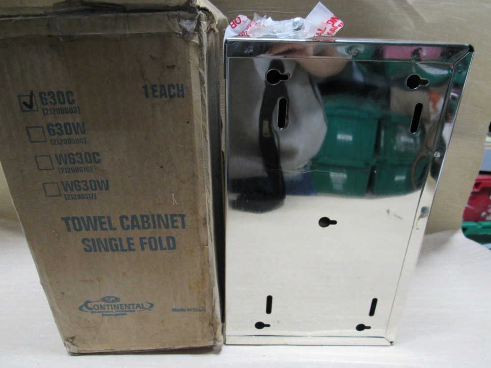 Continental Single Fold Towel Cabinet Model 630C