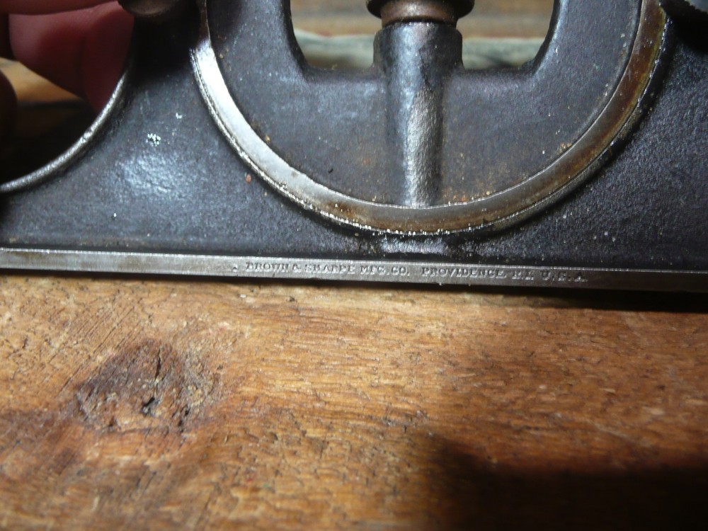 Vintage BROWN & SHARPE Protrator Head.