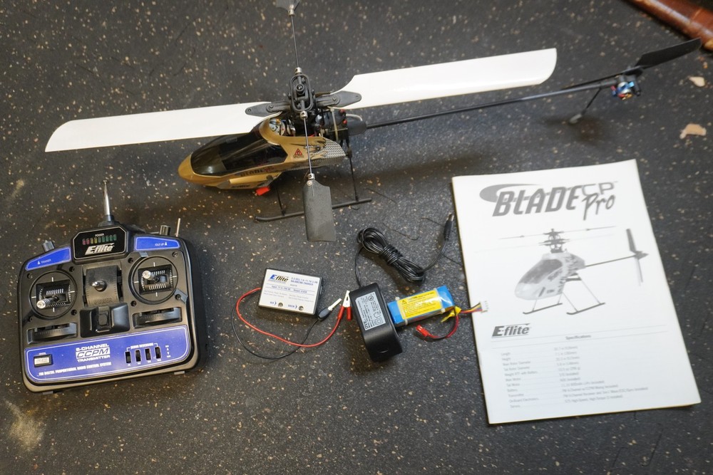 Blade CP Pro Eflite RC Helicopter Nice Condition