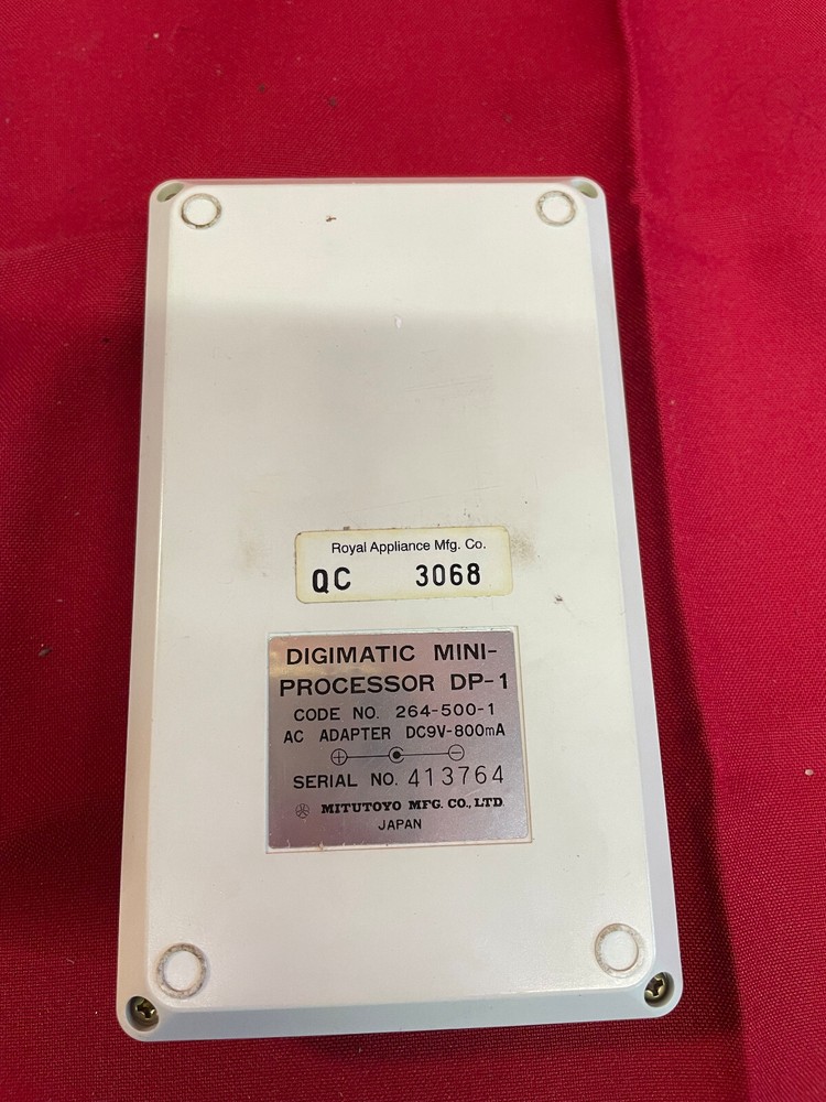 MITUTOYO DIGIMATIC MINI PROCESSOR DP-1 New Open Box