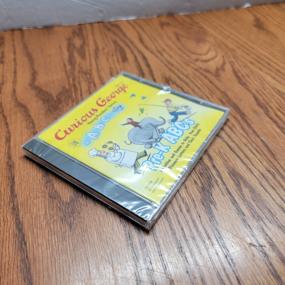 Curious George Pre-K ABC's (CD-Rom 2000) Simon& Schuster (Windows and Mac)