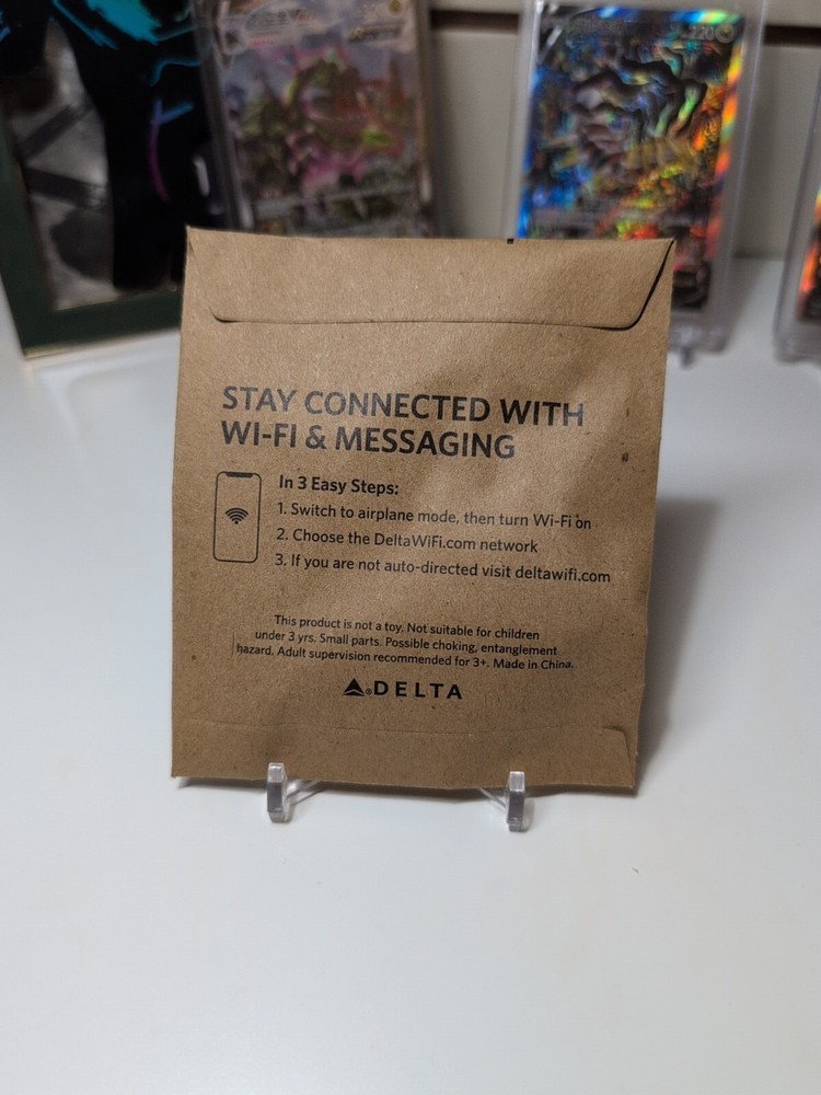 Delta Earphone - New - Sealed In Original Paper Packaging