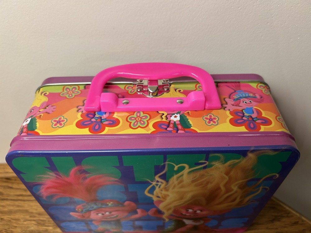 Dream Works Trolls Metal Lunch Box