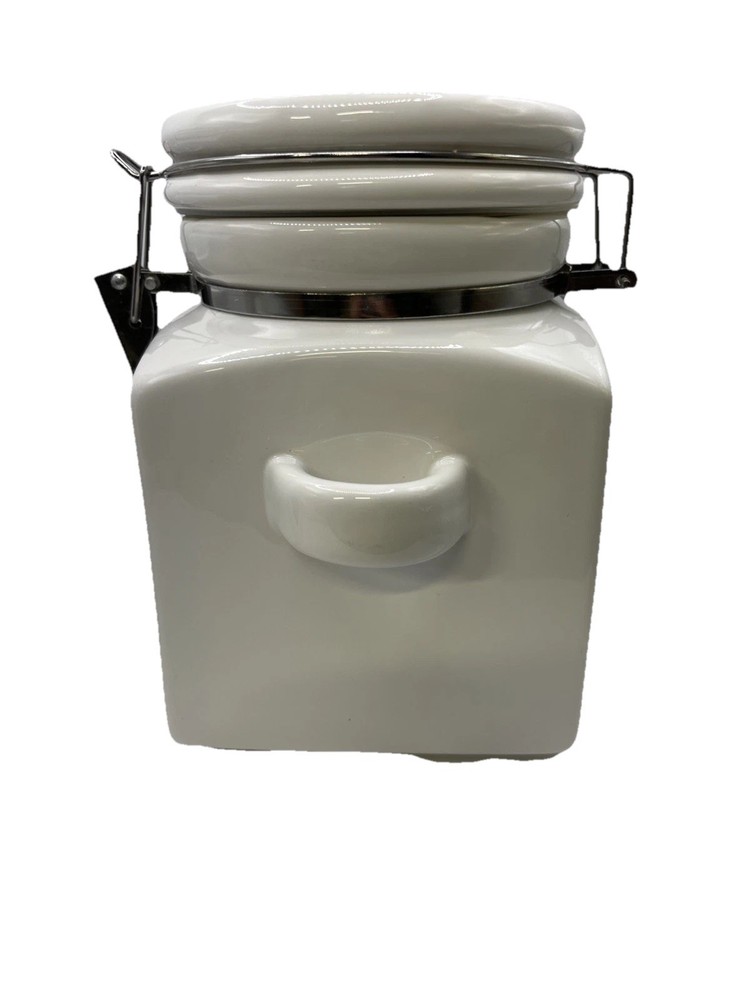 2-Buchase Stoneware Canisters Without Scoops