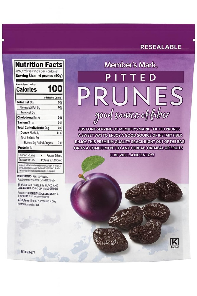 MEMBER'S MARK PITTED PRUNES