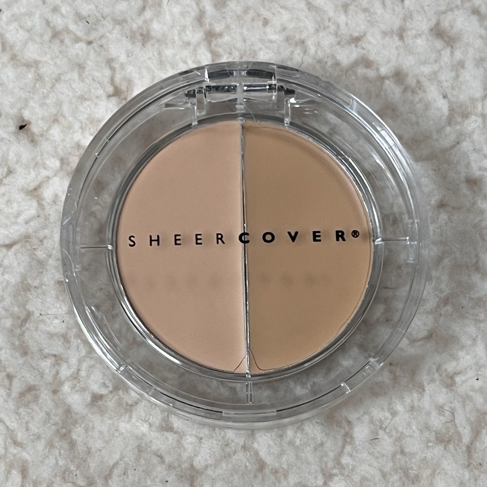 Sheer Cover Duo Concealer LIGHT / MEDIUM 3 g Full Size ~ Sealed