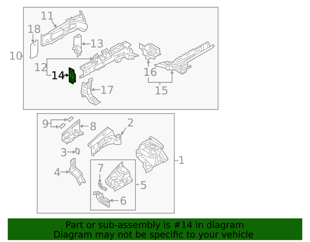 Genuine Mitsubishi Front Plate 5220H012