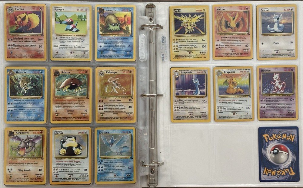 Pokemon Complete Original Set 151 Shadowless Collection Binder Energy