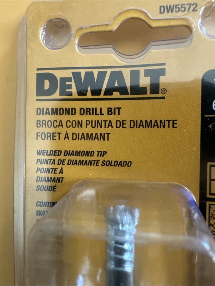 DEWALT 1/4” Diamond Drill Bit