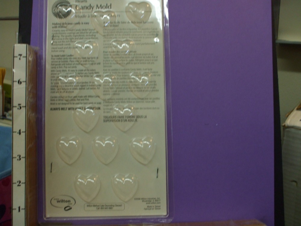 Hearts Candy Mold 28D