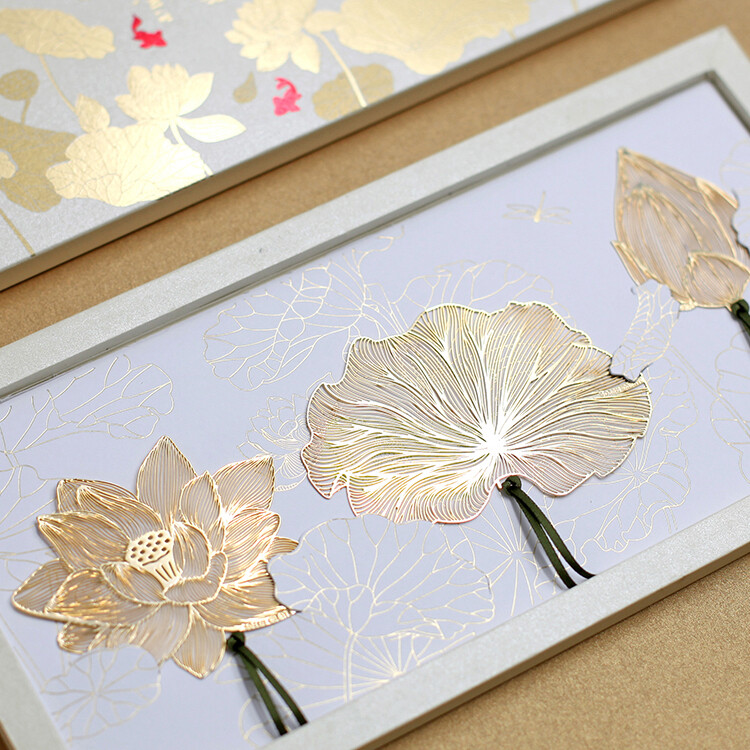 Lotus Bookmark Classical Chinese Style Practical Gift Birthday