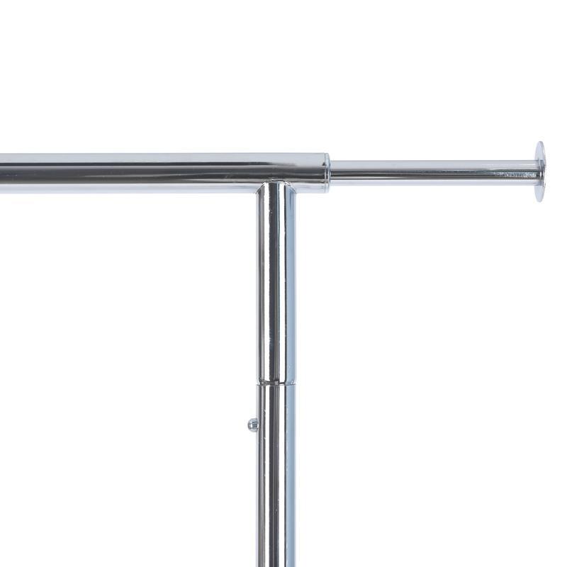 Heavy Duty Folding Adjustable Garment Rack Rolling Storage Solution 100lbs New
