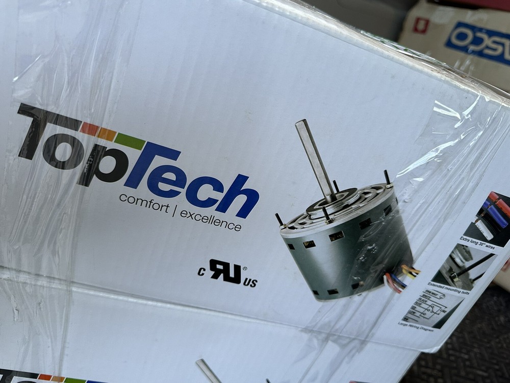 New TopTech Replacement 48 Frame Blower Motor 1/2 Hp TT-E50-3SP2 NIB