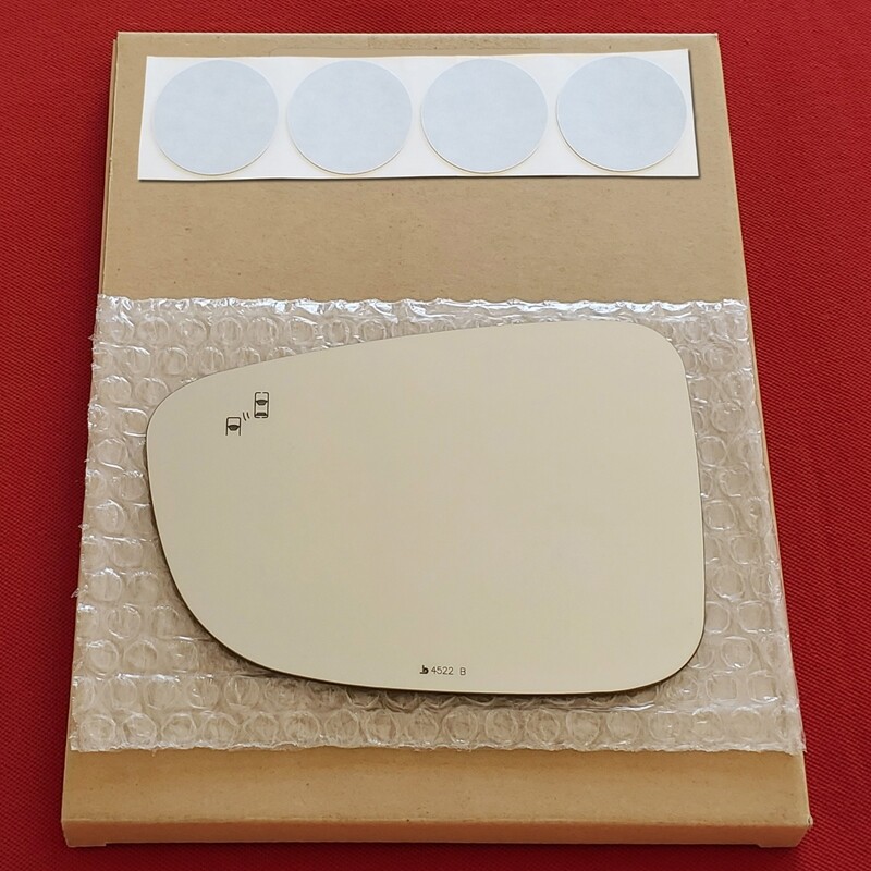 Mirror Glass + Adhesive For Mazda 3, 6 Driver Side Replacement - Blind Spot