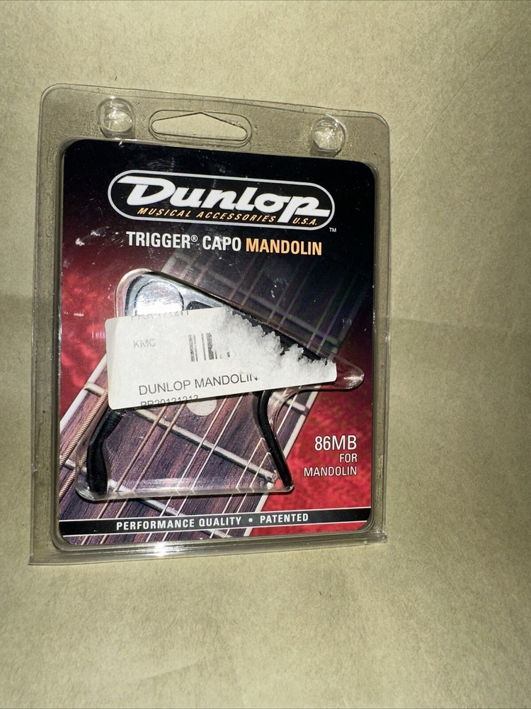 Dunlop Trigger Capo for Mandolin, Black 86MB New in package