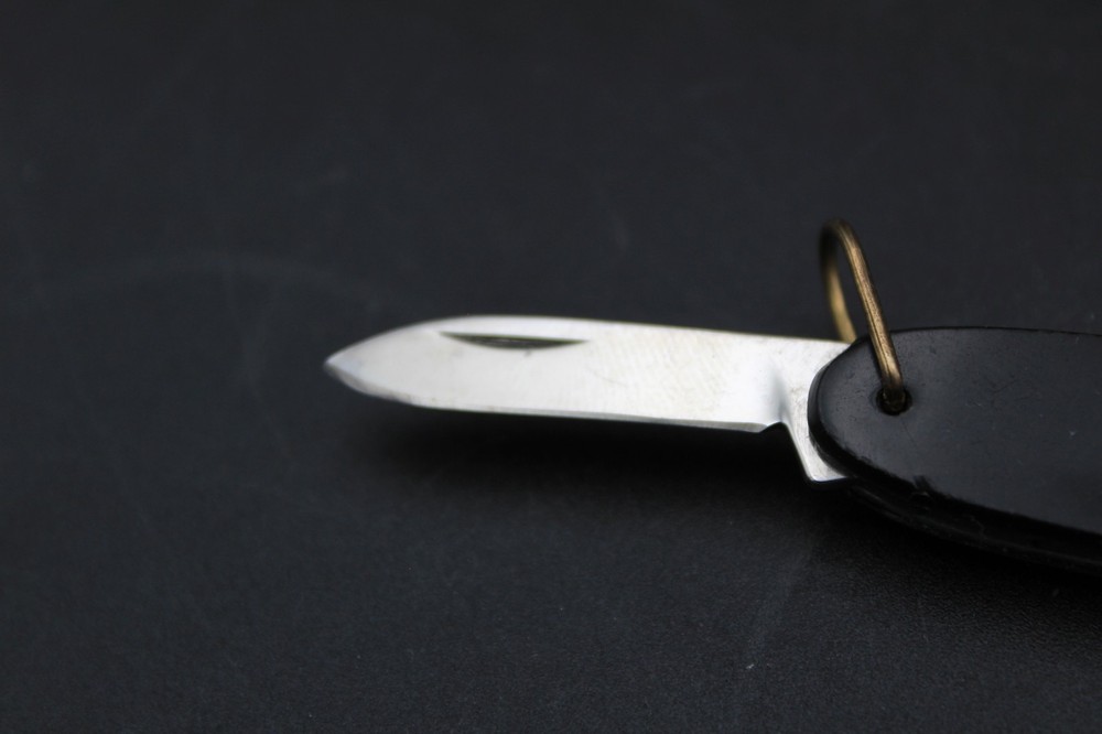 Stainless Two Bladed knife