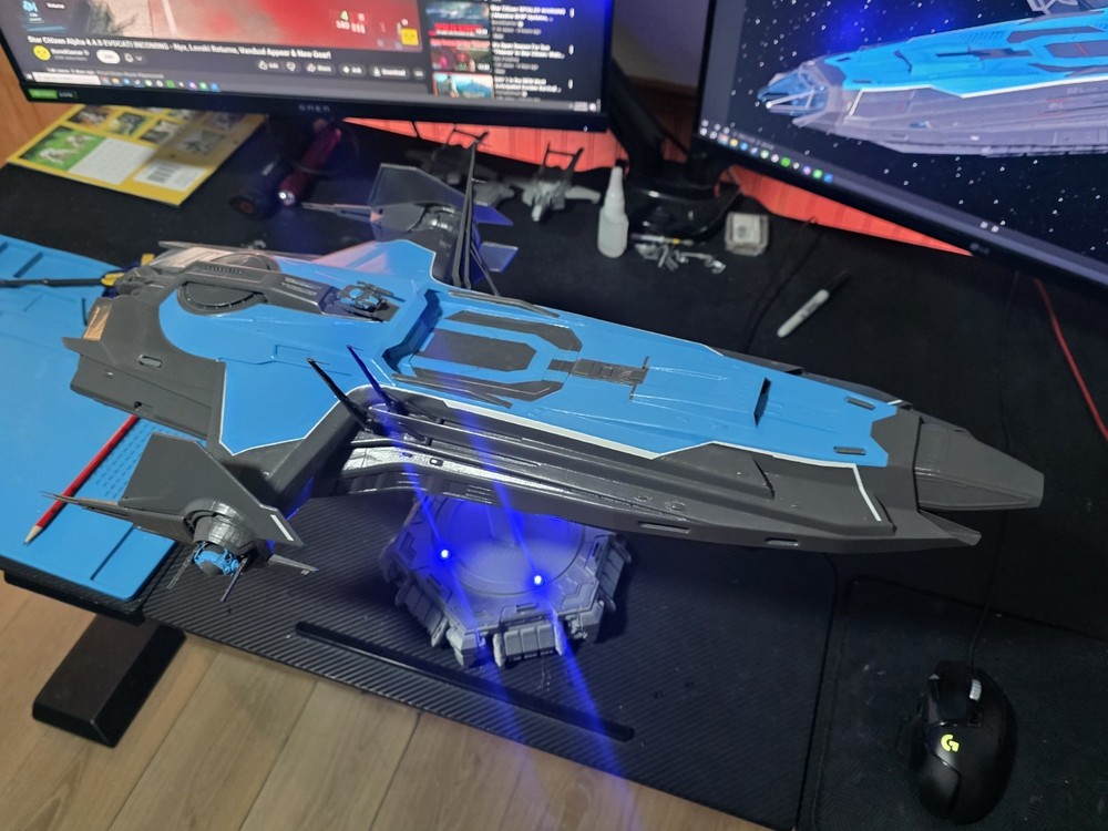 Carrack Space Ship Model