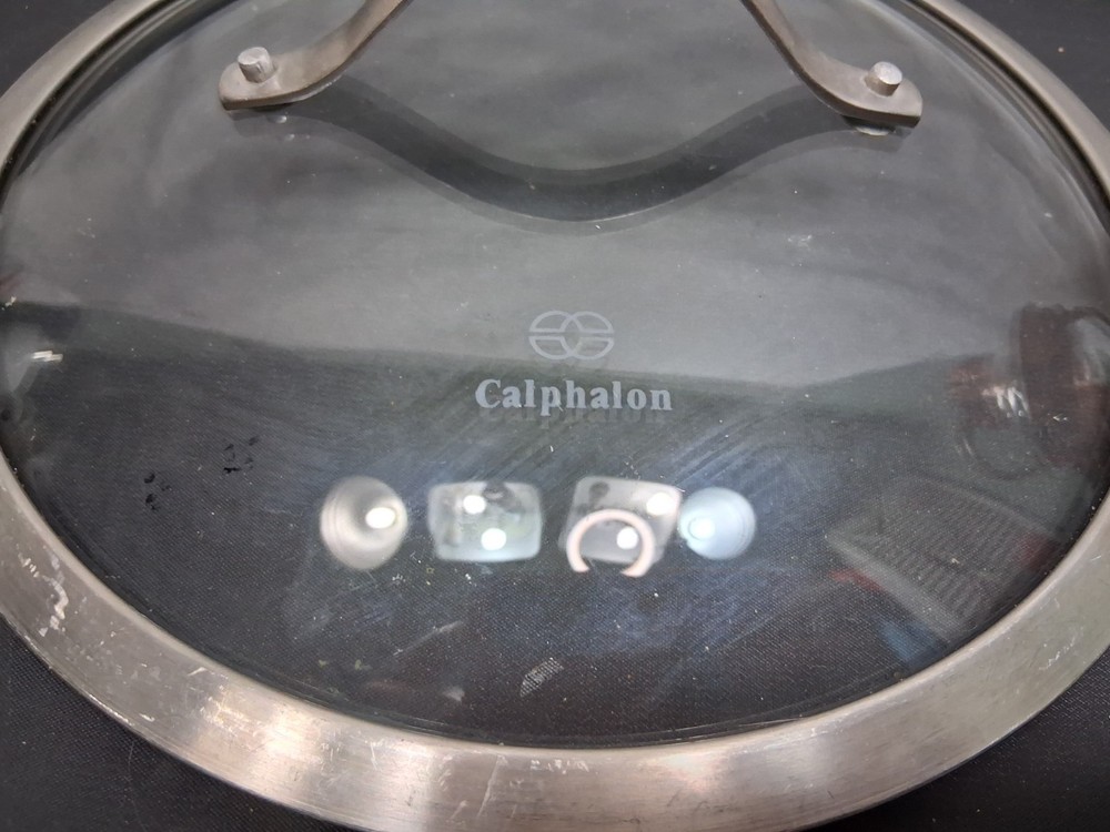 Calphalon Lid Replacement Glass Pan Lid 10.25" Outer 9.75" Inner