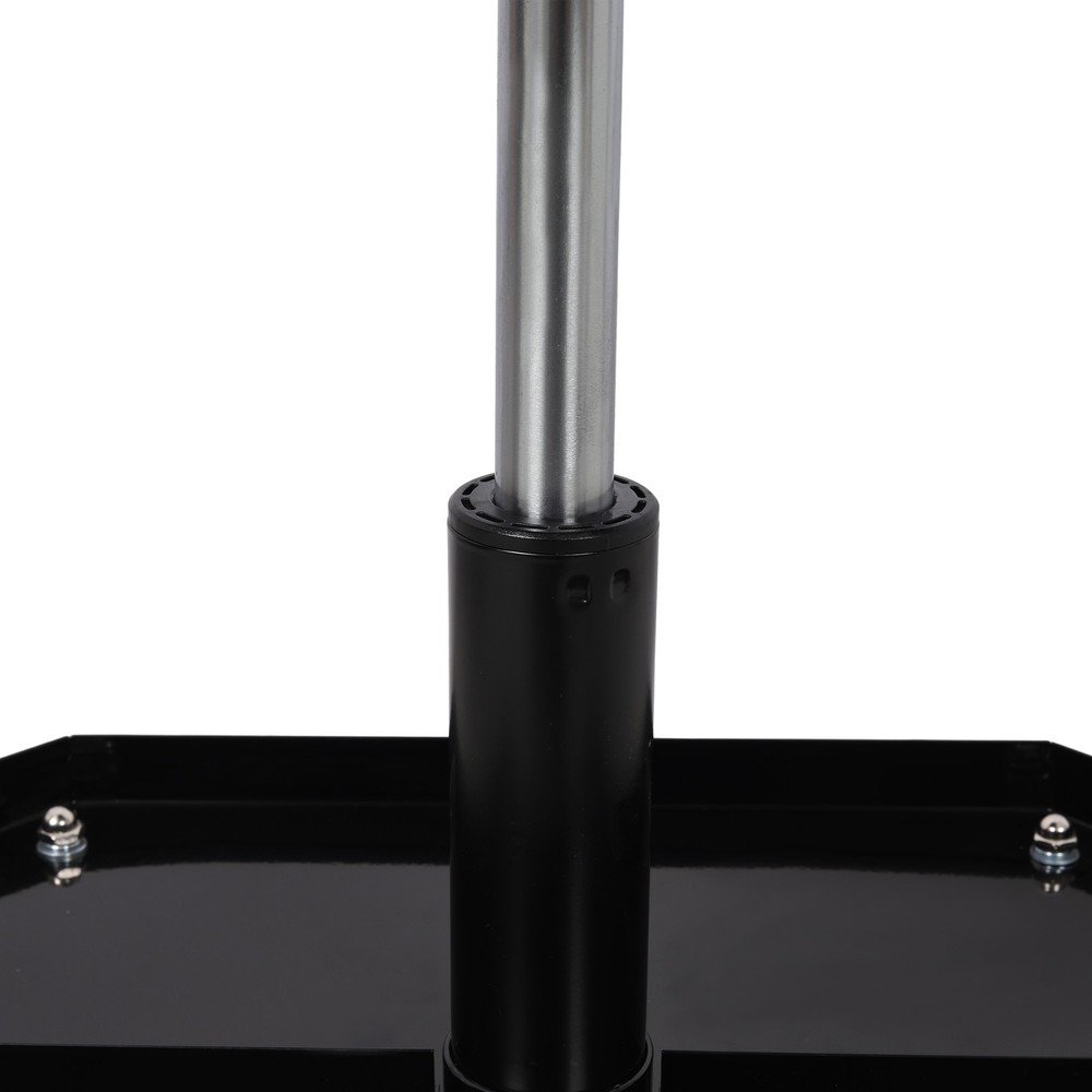 250LBS Rolling Pneumatic Creeper - Adjustable, Tool Tray