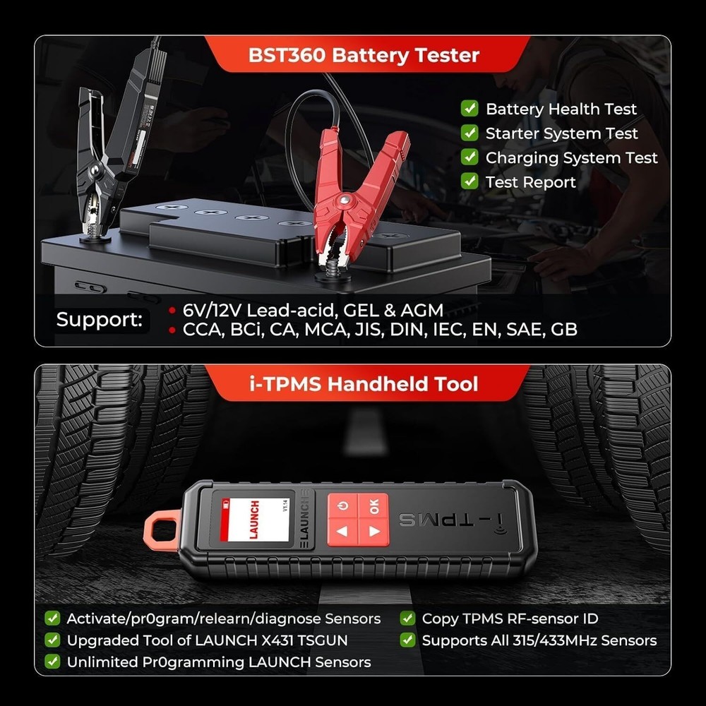 2026 LAUNCH CRP919X OBD2 Bidirectional Scanner Full System Diagnostic Key Coding