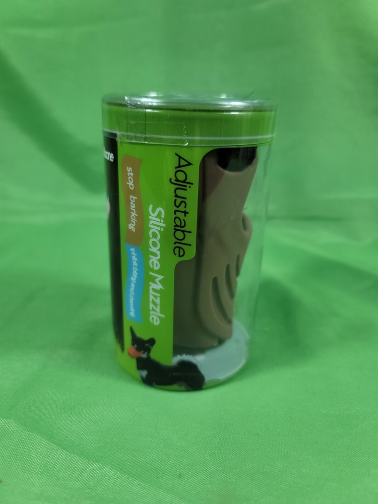 100% Adjustable FDA Silicone Medium/Small Dog Muzzle Stop Barking Comfortable