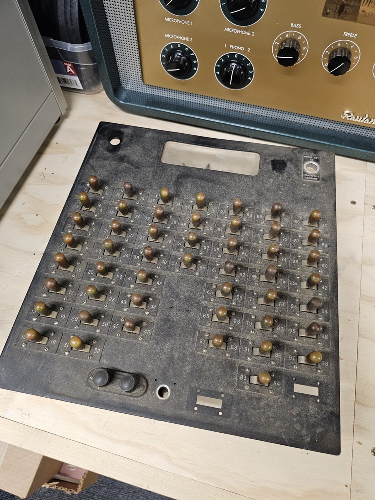 Antique Voltmeter Switch Board Current Circut Standardize