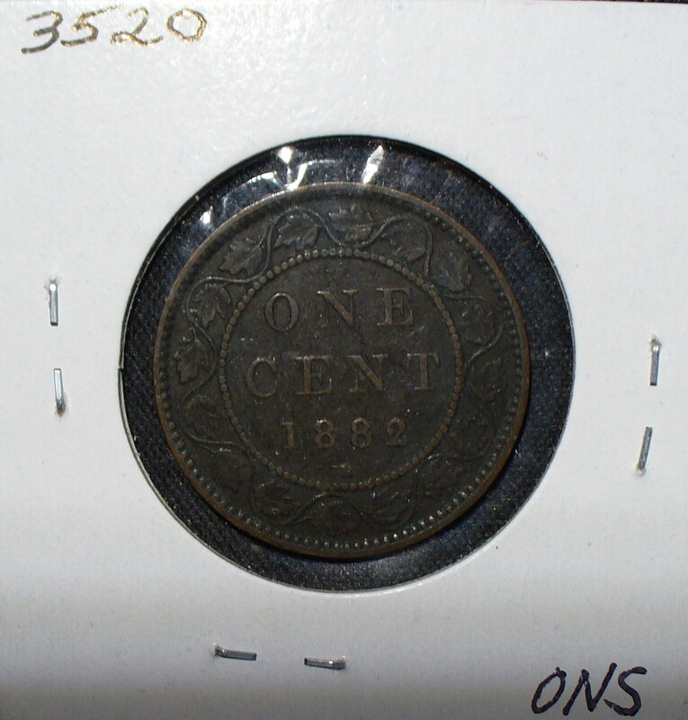 Canada Cent 1882H