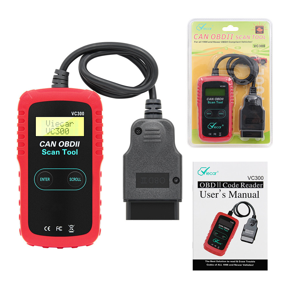 ANCEL VC300 CAN OBD2 Scanner OBD Code Reader Car Check Engine Diagnostic Tool