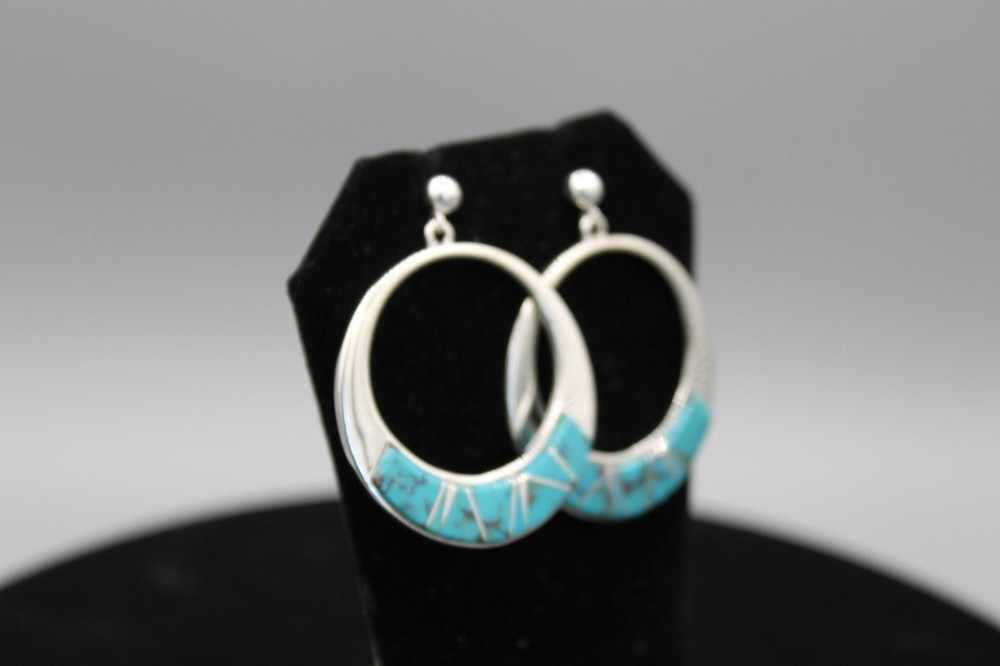 Sterling Silver and Turquoise Earrings
