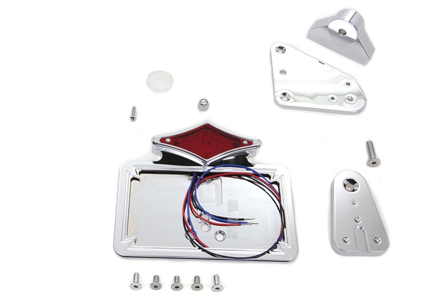 Chrome Tail Lamp Assembly for Harley-Davidson