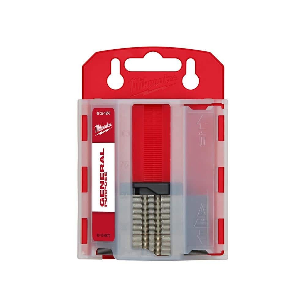 Utility Blades 50 Pack General Purpose Replacement Blades 48-22-1950