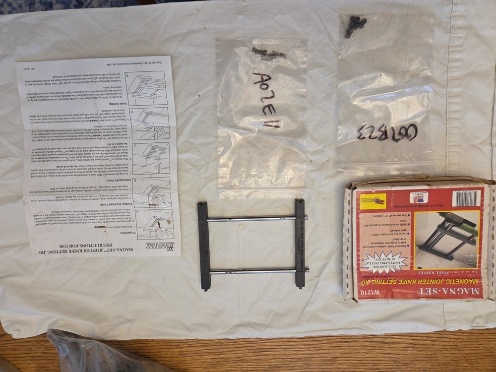 Magna-Set Magnetic Jointer Knife Setting JIG Complete Kit