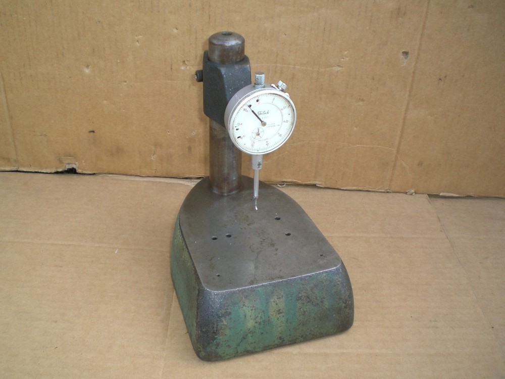 Vintage Federal Comparator stand with indicator