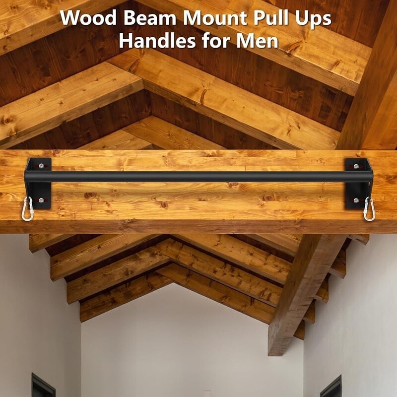 Wall Mounted Pull Up Bar Heavy Duty 500lbs Strength Training Adjustable Gym New